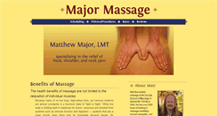 Desktop Screenshot of matthewmajor.com